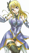 Lucy in the CS clothing Virgo gives her during the Dragon War