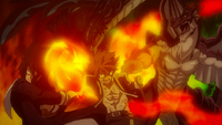 The double Iron Fist of Fire Dragon