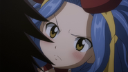 Levy flustered by Gajeel