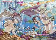 Mirajane on the cover of Chapter 500