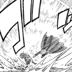 Erza es atacada por Zero