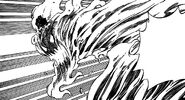 Atlas enraged at Natsu's eating of him