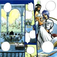 Ultear e Jellal alla riunione del Consiglio magico.