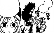 Gajeel mocks Levy