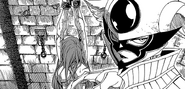 Erza tortured by Kyôka for information on Jellal