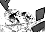 Natsu y Gajeel golpean a Tempesta y Torafusa