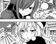 Erza attempts to cheer Juvia up