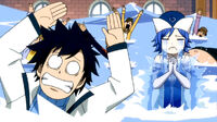 Juvia in tears over Gray's return