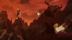 Erza es Pateada por Minerva