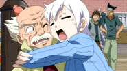 Makarov hugged by Lisanna