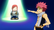 Erza in Natsu's mind is ordered by him