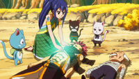 Carla watches over Natsu