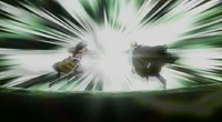 Laxus and Orga clash