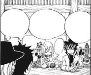 Juvia and Gray eat