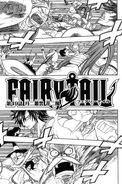 Loke i inni członkowie Fairy Tail na okładce 49 Rozdziału
