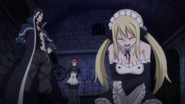 Gray watches Mary's Magic affects Lucy