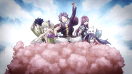 Natsu and the others going on Warrod's request