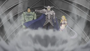 Skullion stops Mercphobia's attack