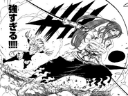 Erza slashes through Kyôka