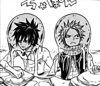 Gray and Natsu arrive to the Tower of Heaven