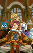 Lucy, Natsu and Happy from Fantasia Artbook