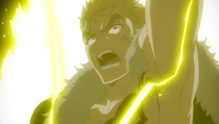 Laxus continues the fight