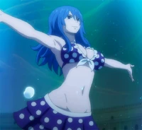 Juvia's victory pose