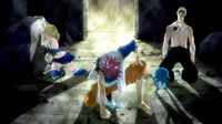 Team Natsu going to combat