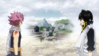 Natsu and Zeref go through their past