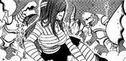 Erza gets surrounded by Motherglare's minions