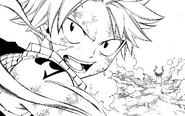 Natsu with a defeated Jacob