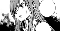 A surprised Erza