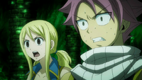 Natsu and Lucy meet Future Lucy