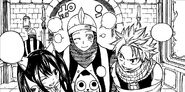 Natsu satisfied with the outcome of the plan