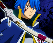 Kagura's Archenemy: Sword meant for killing Jellal