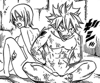 Natsu and Lisanna imprisoned