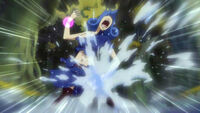 Juvia attacks her leg