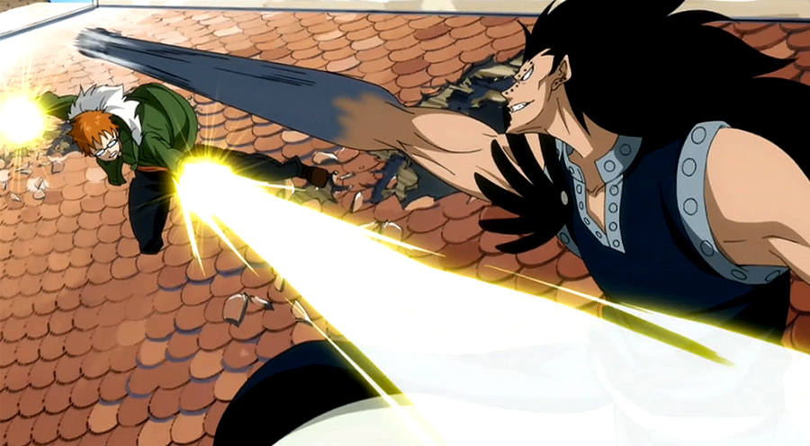 fairy tail natsu vs gajeel