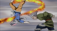 Natsu charges towards Zero