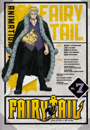 Laxus on Monthly Fairy Tail's 7th DVD Cover