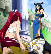 Erza faces Minerva