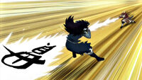 Yomazu attacks with Kan