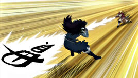 Yomazu attacks with Kan