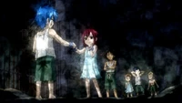 Young Jellal and Erza