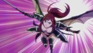 Erza in BWA fighting Lullaby