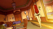 Erza in a hotel room in the Akane Resort