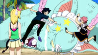 Gray and Natsu beats Angelica