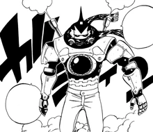 Um dos soldados maquinas de Wahl