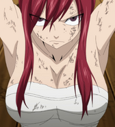 Erza threatens Historias