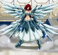 Erza com Armadura da Roda do céu
